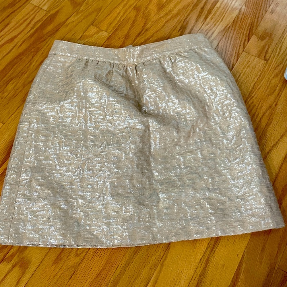 loft shimmer skirt